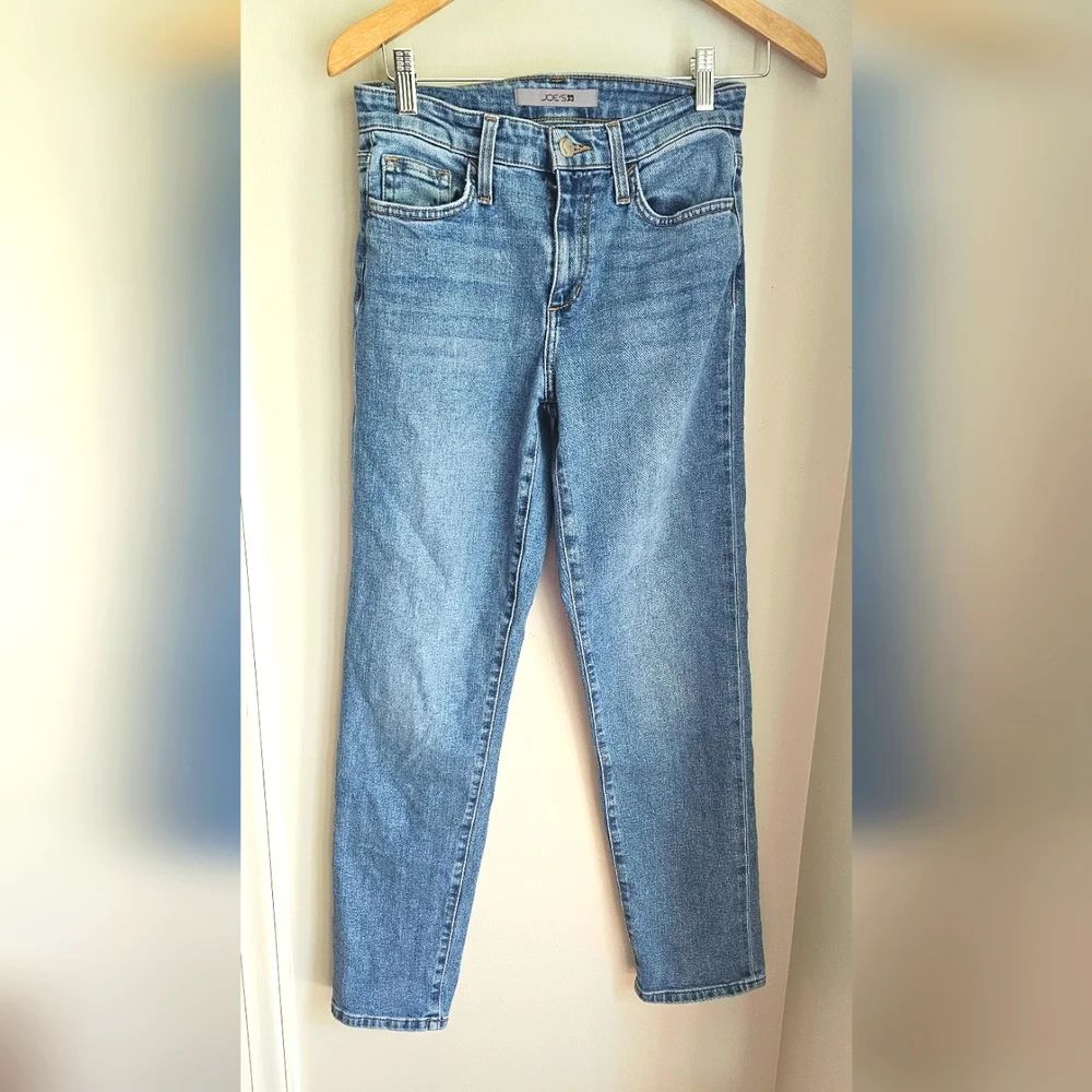 Joe's Jeans straight leg mid rise 29" long size 25 - Picture 3 of 6